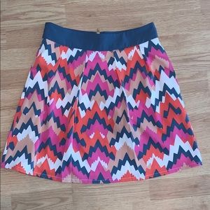 Annabella chevron skirt
